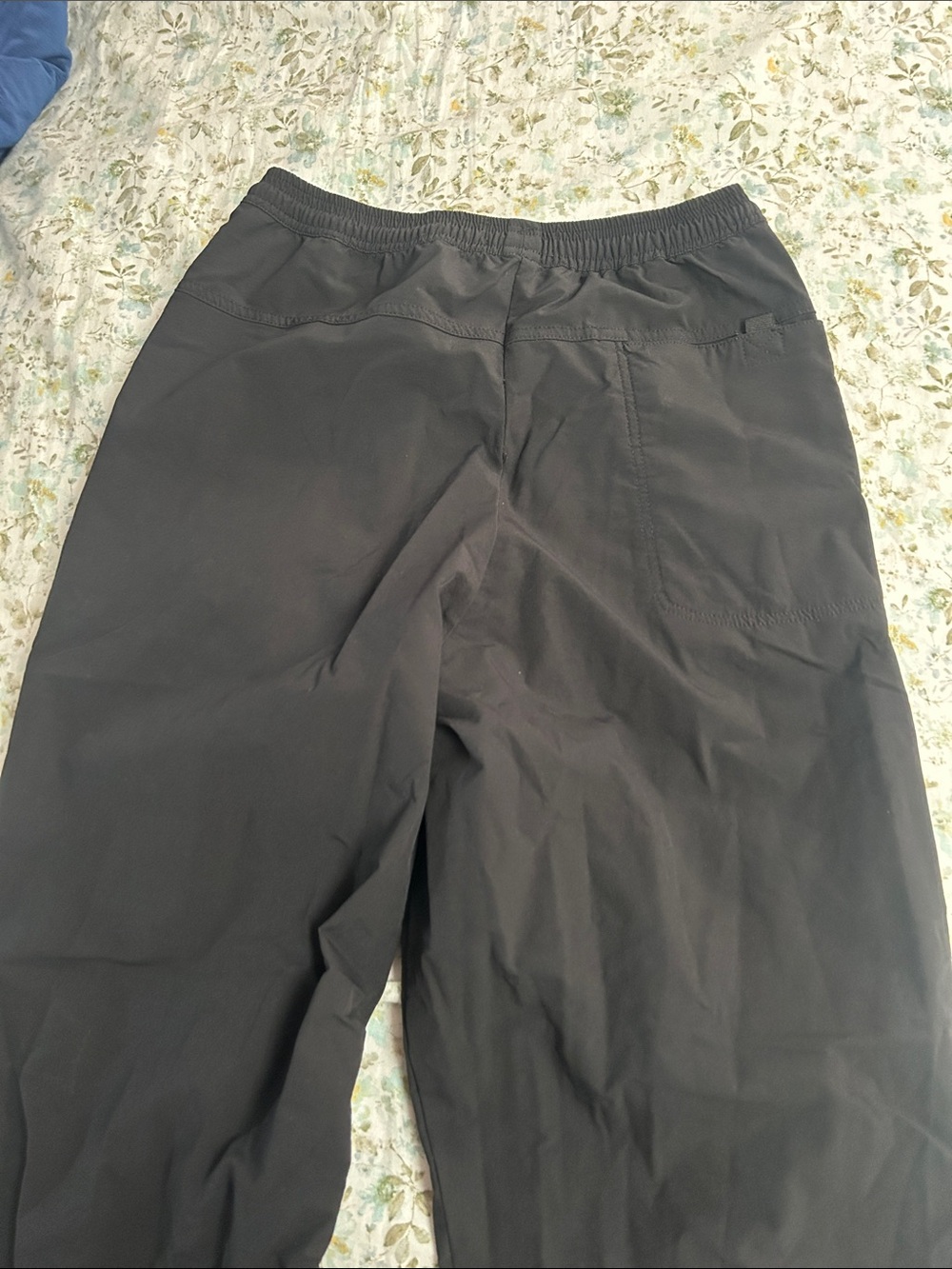 twik Black Track Pants with White Side Piping - Picture 2 of 3